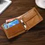 Hot Sale Vintage Wallet Credit Card Holder Bag Business Genuine Leather Brown Wallet For Men Multi-function Wallet Money clip