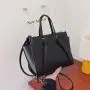 2024 new Korean version of large-capacity texture crossbody women's bags net red female niche bags pure color simple casual hand