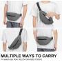 Gelory Outdoor Travel Running Sports Waist Packs Mobile Cell Phone Pouch Waterproof Crossbody Fanny Pack With Adjustable Belt