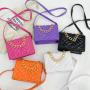 Designer Woman Fashion Armpit Bag Single Shoulder Bag With Diamond Embroidered Thread Chain Small Square Bags