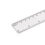Promotion Logo 15cm Plastic Ruler Transparent Advertising Student Measurement Tools