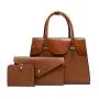 OEM1001 Women Handbag Sets New Fashion Ladies Luxury Retro Shoulder Bag Purse Card Holder PU Leather Mother Bag