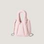 Custom Women New Trending Bolsos De Mujer Soft Nylon Handbags Crossbody Puffer Hand Tote Bag