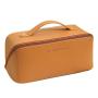 COM035 Travel Makeup Bag Waterproof Portable Pouch Open Flat Toiletry Bag Make up Organizer PU Leather Cosmetic Bags for Women