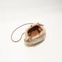 2021 Women Bag Genuine Leather Cloud Clutch Lamb Wool Hand Holding Single Shoulder Soft Skin Dumpling Armpit Bag Crossbody