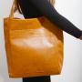 Women's PU Soft Leather Hand Bags Oil Wax Leather Large Capacity Single Shoulder Bags Minimalist Luxury Tote Bag Pocket Ladies