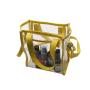 Custom pvc jelly tote bag candy handbag women fashion trends transparent PVC leather crossbody cosmetic handbags