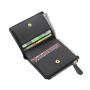 Women wallets custom logo nice pu leather latest ladies fancy purses with zipper pocket