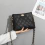 Bags for women 2024 new fashion casual simple chain small square shoulder crossbody bags ladies messenger bag