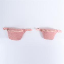 Keymay RTS Stock Gold Hardware Adjustable Strap Multi-color Small Large Teddy Waist Bag Fleece Fanny Pack Women Bag Crossbody