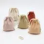 Colorful Soft Velvet Jewelry Drawstring Pouch Mini Luxury Watch Perfume Packaging Velvet Dust Gift Bag