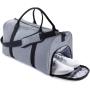 Fashion Men Grey Travel Duffel Bag New Design Custom Printed Travel Sports Duffel Gym Bag