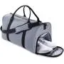 Fashion Men Grey Travel Duffel Bag New Design Custom Printed Travel Sports Duffel Gym Bag