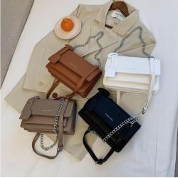 Crocodile Stripe Women Fashion Handbags Chain Leather Crossbody Bags For Women New Style Fashion Ladies Handbags