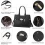 LOVEVOOK new style 2pcs Shoulder Bag with clutch wallet quality PU Handbag business work travel women laptop tote Briefcases bag