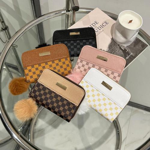 Coin purse 2024 fashion plush vintage clutch one piece small mini bag card bag wallet purse
