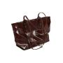 2024 Custom Foldable Triangle Tote Bag Simple Design Vegan Leather Shoulder Bags For Women