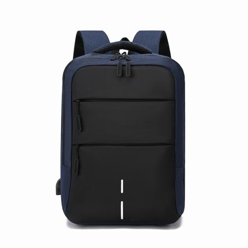 High Quality Print Logo Men College Anti-theft Travel Luxury Usb Backpack Laptop Business Bag
