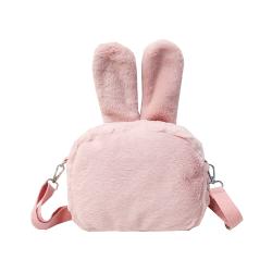 Manufacturer Plush Toys Bag Plush Crossbody Bag Girls Rabbit Custom Shape Plush Bag
