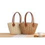 ZR781 Beach Bag Handbag Women Fashion Handmade Half-Round Rattan Woven Straw Summer Messenger Crossbody Bag Girls Lady Straw Bag