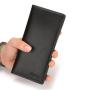 CUIKCA New Vintage Style Long Wallets Lychee Pattern Soft PU Leather Men Women Wallet Purse Business ID & Credit Card Holders