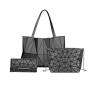 LOVEVOOK Brands geometric Purses and Handbags Set Ladies Geometric Bag 3 pieces Women geometric Hand bags