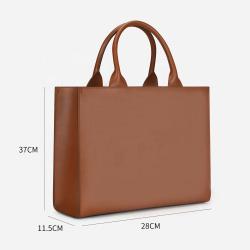 Customized Color Pu Leather Tote Bag For Women Wholesale Price Ladies Total Bag With Inner Zipper Pocket And Good Hardware