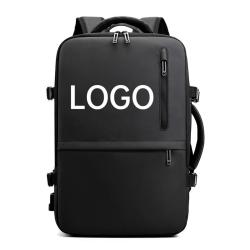 large capacity waterproof polyester backpack laptop school stylish student business smart backpack bags for men
