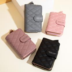 Women's Long Purse Wholesale 2023 New Multi-Card Women's Money Clip Retro Atmosphere Clutch Wallet Hot-selling