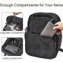 Beach Travel Outdoor Sports Large Capacity Mesh Backpack Black Semi-transparent College Bookbag Backpack
