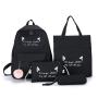 Junior high school students schoolbag Korean style backpack elementary school students shoulders bag large capacity four sets