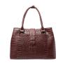 2024 Embossed Crocodile Genuine Leather Women Leather Tote Bags Luxury Handbag