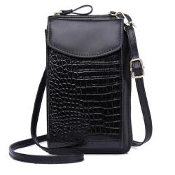 KBW462 Women Phone Bag New Crossbody Vertical Paragraph Cases Cover Type Mini Shoulder Crocodile Pattern Coin Purse For Women
