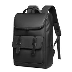 ZF057 Customized Fashion Shoulder Bag Men's PVC Waterproof Large-capacity Leisure Students Schoolbag Business Computer Backpacks