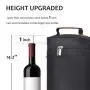 Lunch Cooler Bag for Picnic Large Capacity Thermal Insulation Bag New Wine Package Waterproof Single Shoulder 2 Bottles Red
