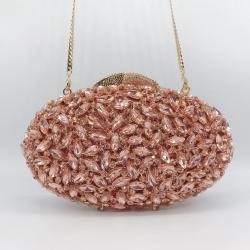 Luxury rhinestone bags women handbags fashionable dress bags clutch lady wedding party gold evening bag blue