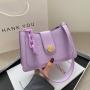 The Latest Fashionable Versatile Shoulder Bag Chain Underarm Handbag Stone Print Pu Leather Cross-body Messenger Bag