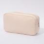 Stock S M L XL Size DIY Patches Logo Personalized Portable Cosmetic Bag Travel Toiletry Bag Gift Makeup Bag Organizer