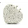 Heart Shaped Handbag Crystal Gown Rhinestone Purses Dress Banquet Stone Clutch Purse Frame Bag Evening Bags for Women Luxury