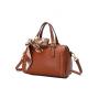 Fashion Retro Crossbody Handbag First Layer Leather Shoulder Boston Bags