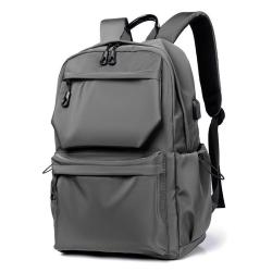 ZWY236 Men Daily Casual USB Charging Shoulder Bag Oxford Waterproof Wearable Laptop Backpack Business Travel Student Schoolbag