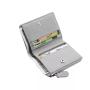 Fashion ladies beautiful wallets short zipper wallet black clutch rfid women wallet