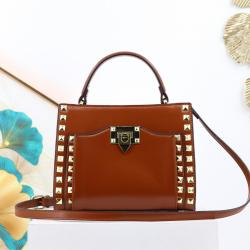 new arrive fashion designer handbags for women quality rivet ladies hand bag trendy online shopping handbags supplier 25 cm