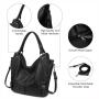 REALER Women Handbags Women PU Leather Shoulder Bags Fashion Hobo Bags Large Purse and Handbags Tote Bag for Women