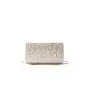 Water drop rhinestone glitter tassel pleated clutch bag for women wedding evening bag