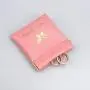 Custom Emboss Logo White Leather Earphone Hairpin Pouch Small Ring Earring Necklace Bracelet Jewelry Bag With Magnet