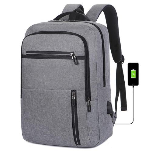 HR162 Unisex USB Charge Waterproof Business Men's Bags Fashionable And Simple Travel Backpack Oxford Business Laptop Backpacks
