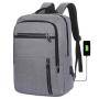 HR162 Unisex USB Charge Waterproof Business Men's Bags Fashionable And Simple Travel Backpack Oxford Business Laptop Backpacks