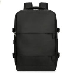 2024 Newly Designed Elegant Waterproof Oxford Fabric Casual Laptop Backpack High Capacity USB Feature Soft Carry Shoulder PC