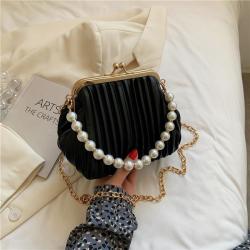 New Arrival Bolsos De Mujer Custom Leather Bag Crossbody Beads Bags Trendy Handbags For Women